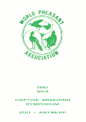 WPA-Benelux Captive Breeding Symposium, Zoo van Antwerpen 1993